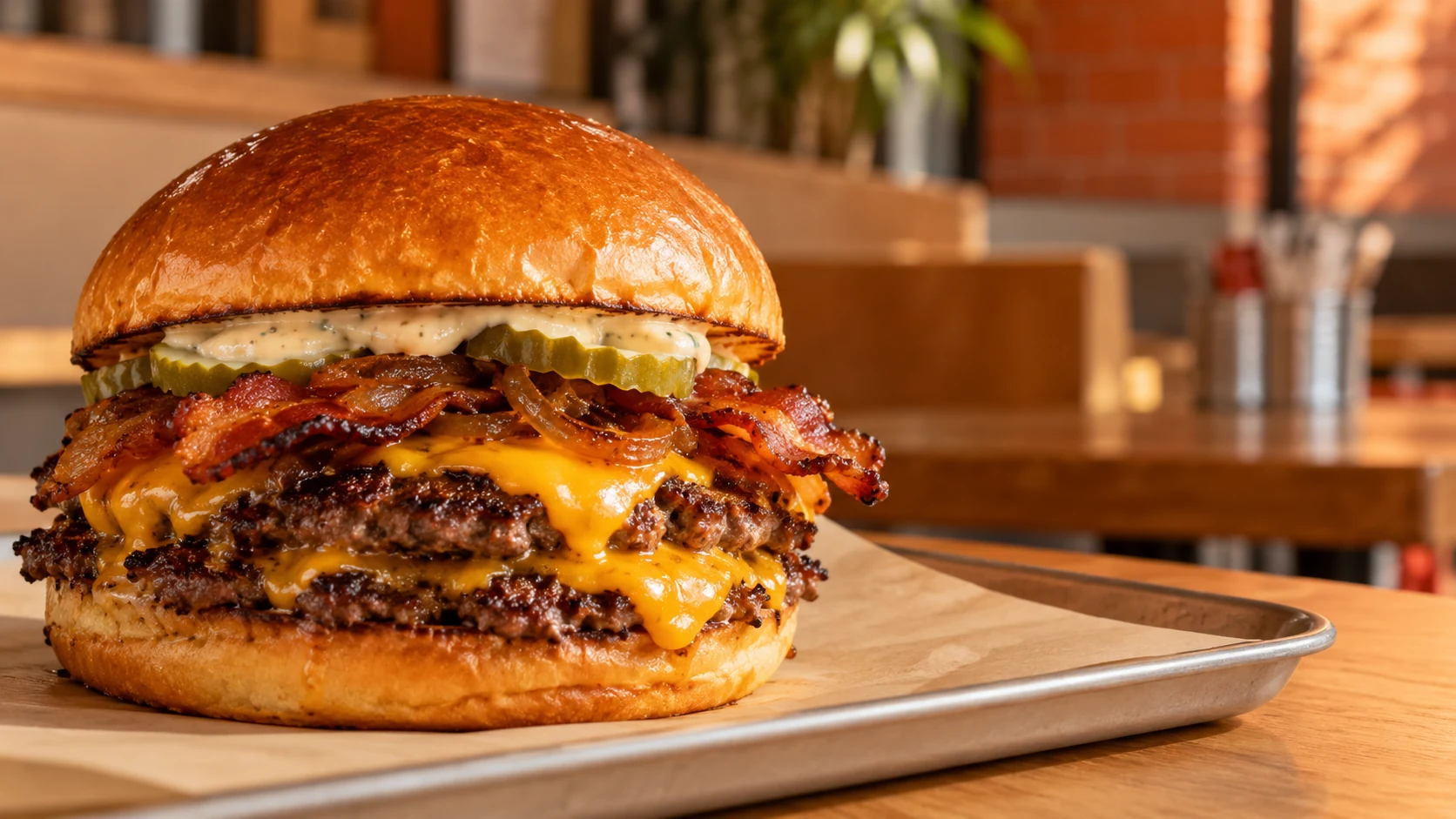 Burger assinatura TRECHO recém montado
